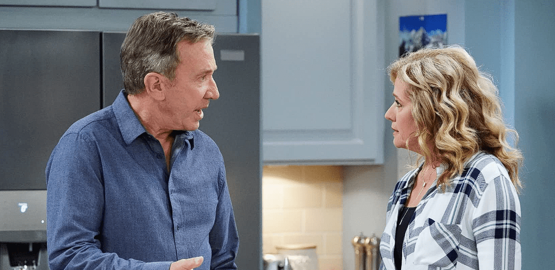 Tim Allen as Mike Baxter and Nancy Travis as Vanessa Baxter in this image from Hulu